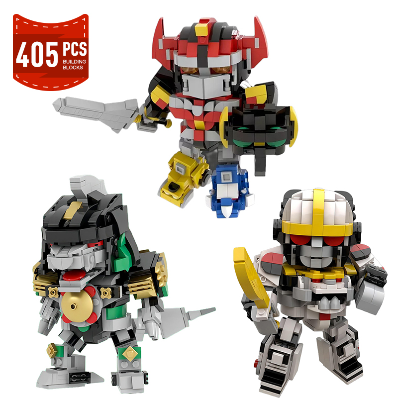 Model Kit Voltron - MOC-bloques de construcción modelo de Robot,
