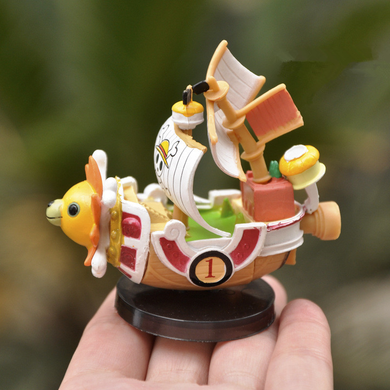 Model Kit One Piece Ship - Figura de Luffy, THOUSAND SUNNY, Going