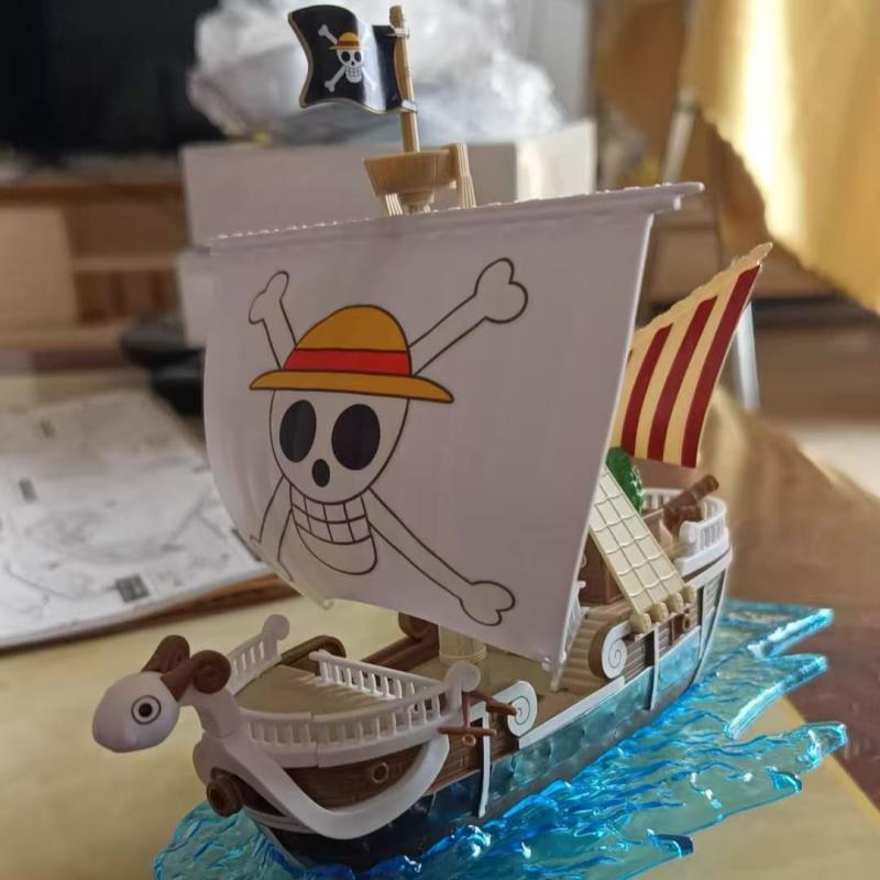 Model Kit One Piece Ship - Kit de Modelo de Barco Pirata