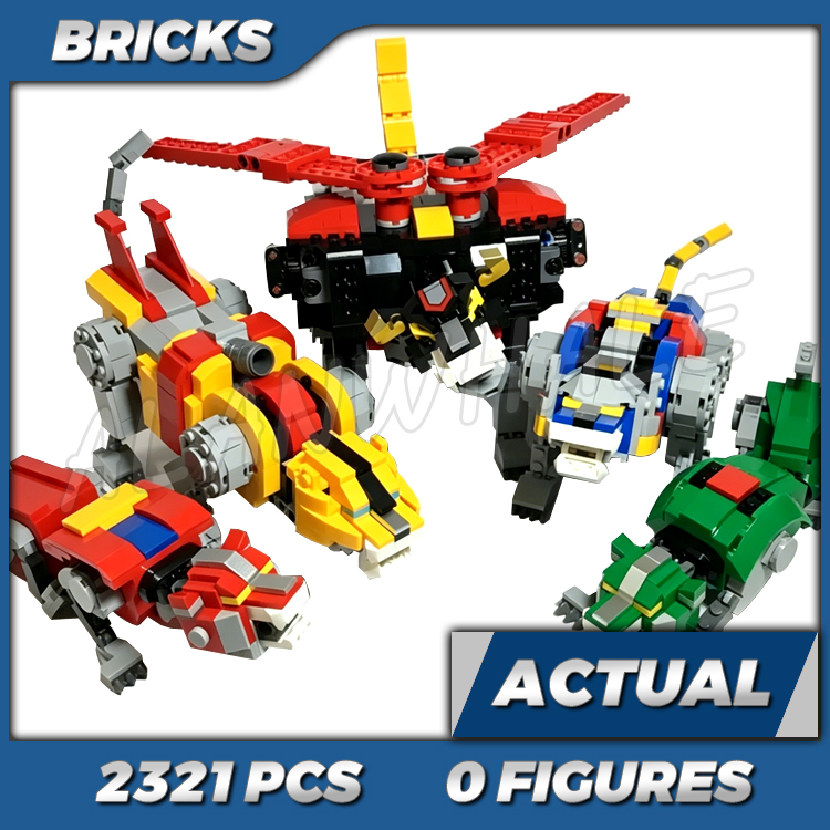 Model Kit Voltron - 2321 piezas Ideas Voltron Super Robot
