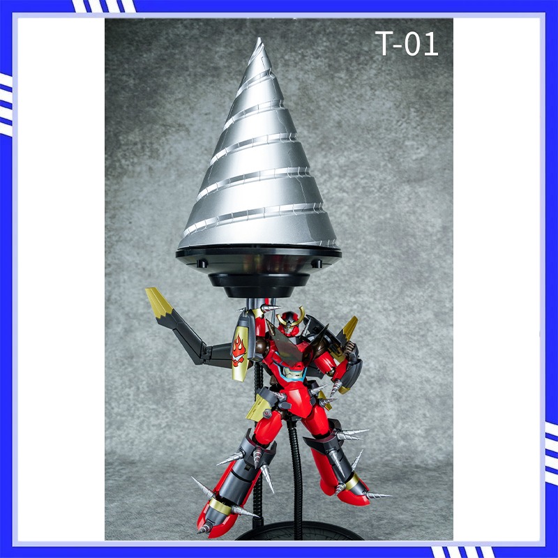Model Kit Gurren Lagann - Beast King Modelo T‑01 Taladro Gigante