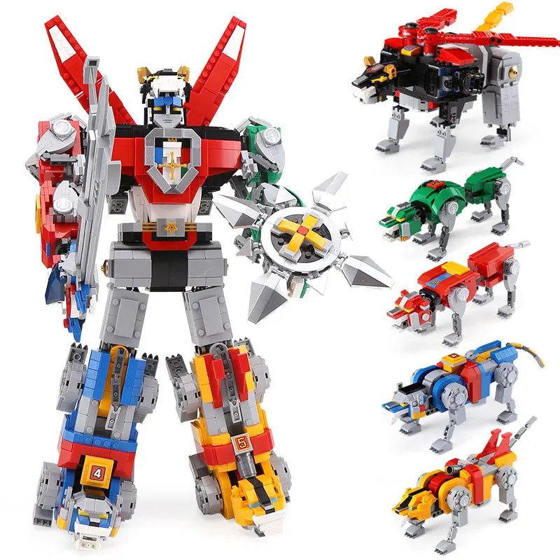 Model Kit Voltron - 2337 Piezas, Bloques de Construcción de