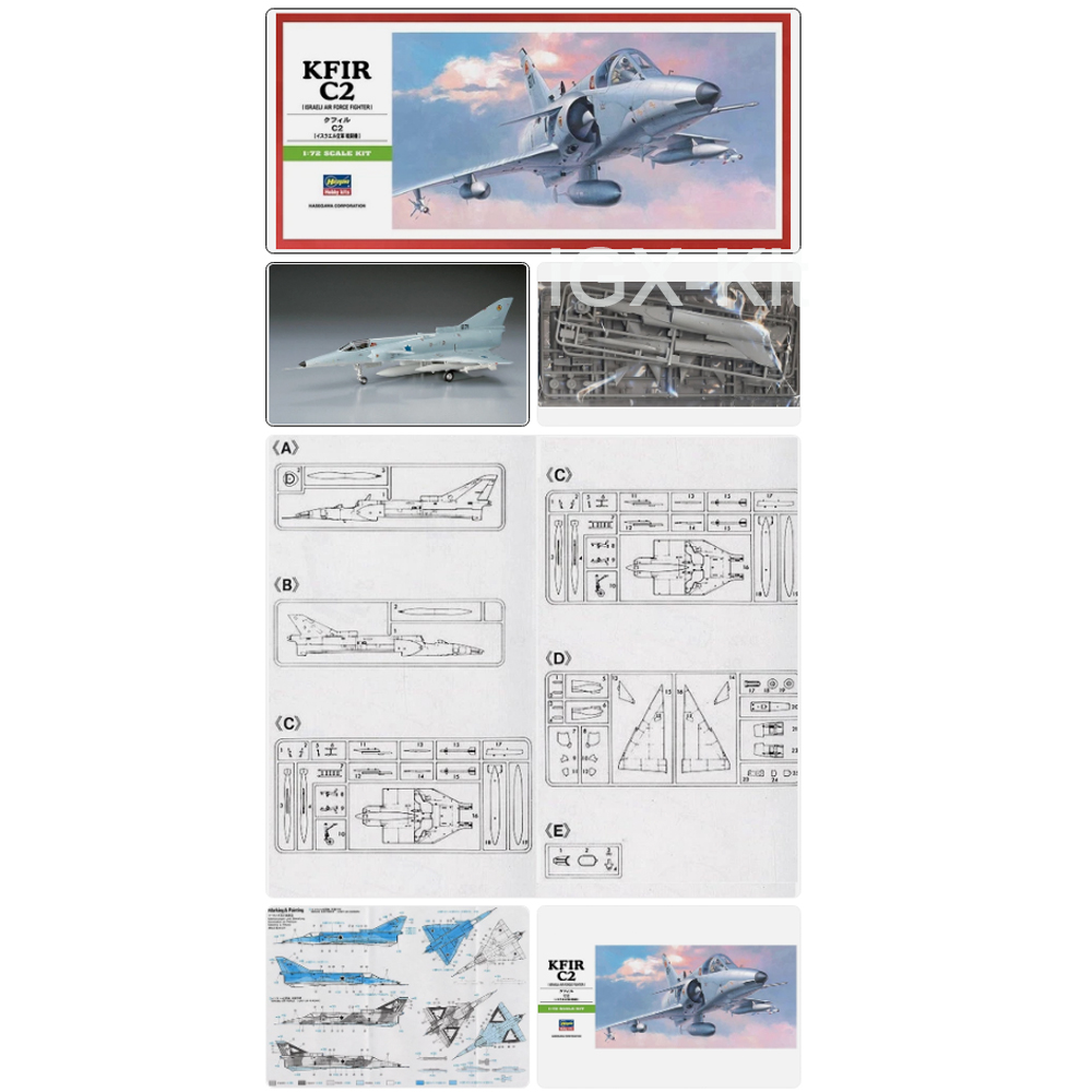 Model Kit Hasegawa - Hasegawa 00237, Escala 1:72, Avión de