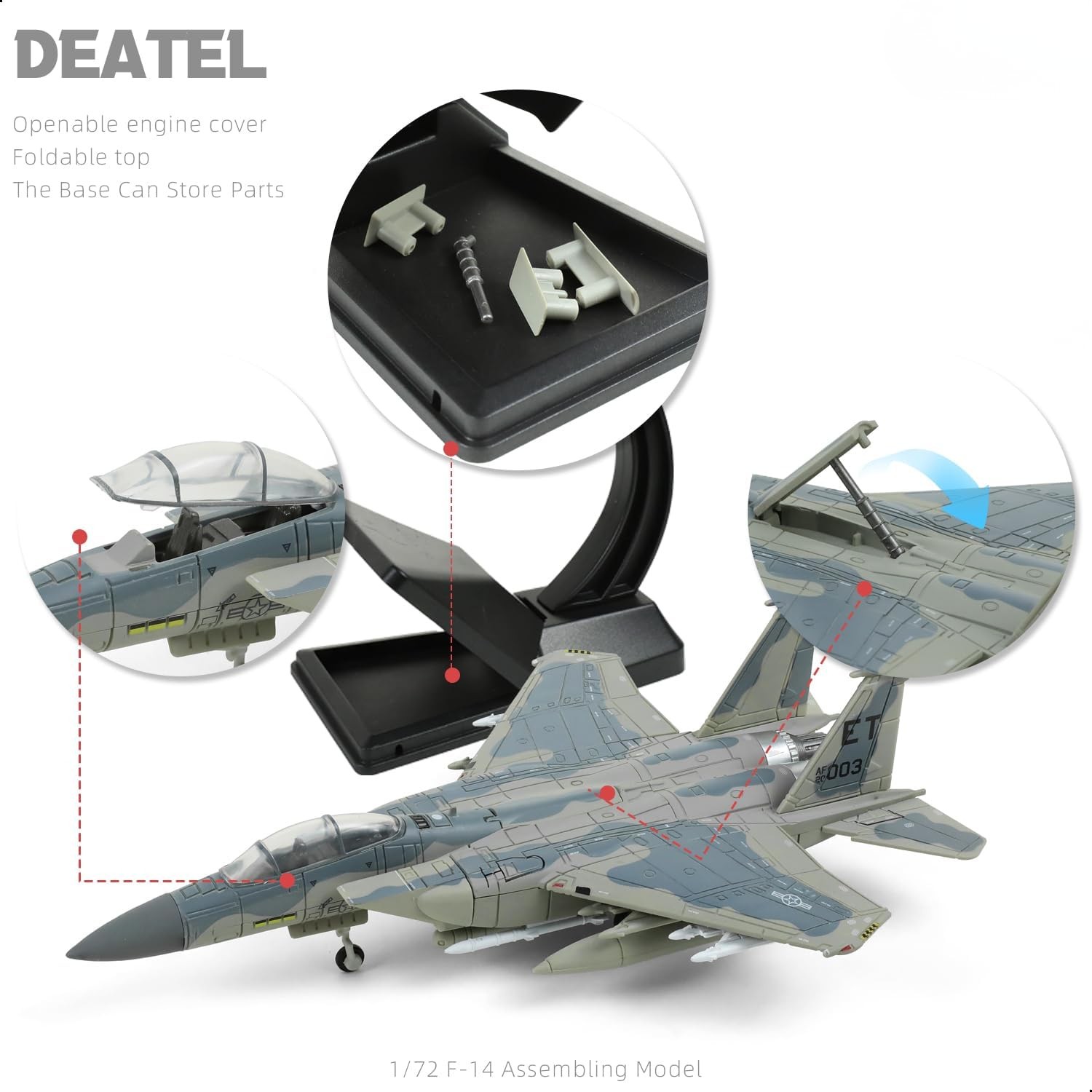 1/72 F-15EX Eagle II, Avión de - Model Kit Instructions reseña y precio