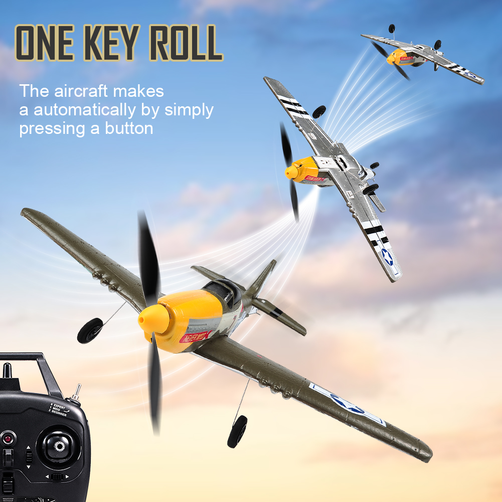 Avión RC P51 Mustang 2,4G Radi - Model Kit Spitfire reseña y precio
