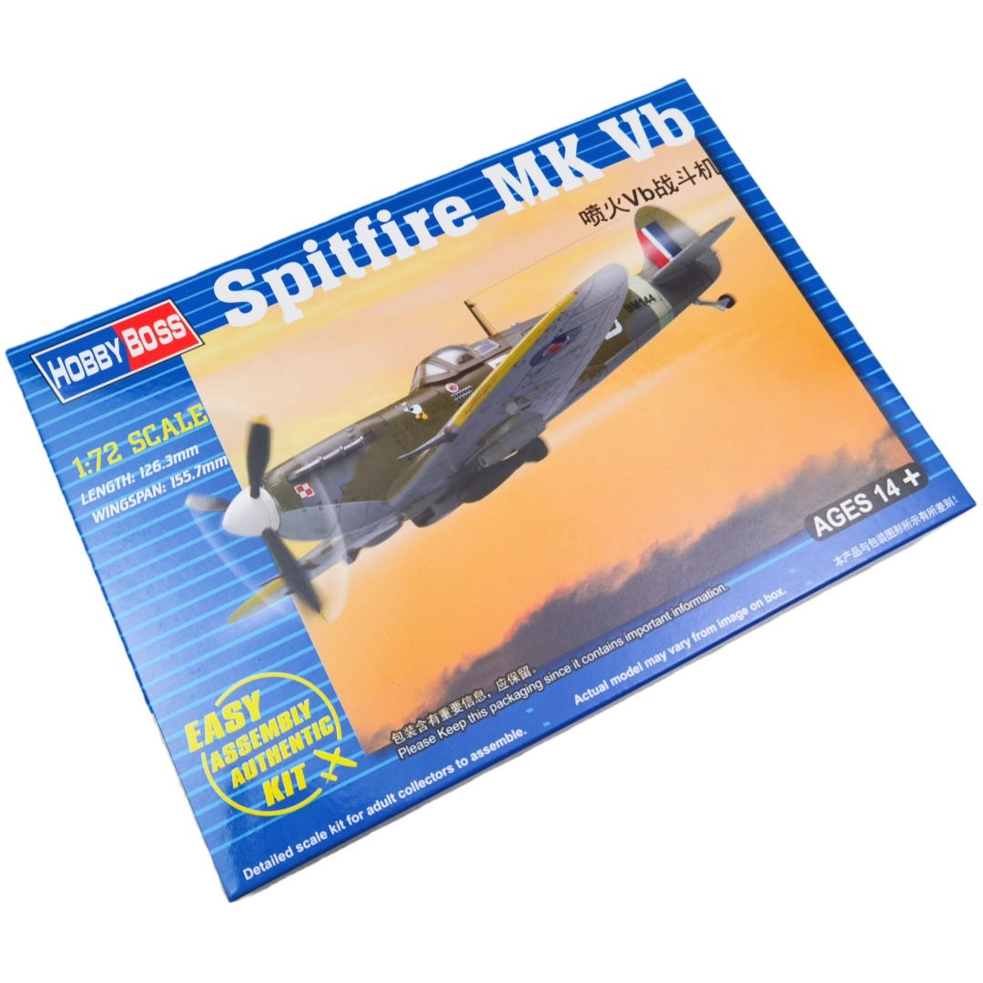 TRUMPETER 1/72 Spitfire MK VB  - Model Kit Spitfire reseña y precio