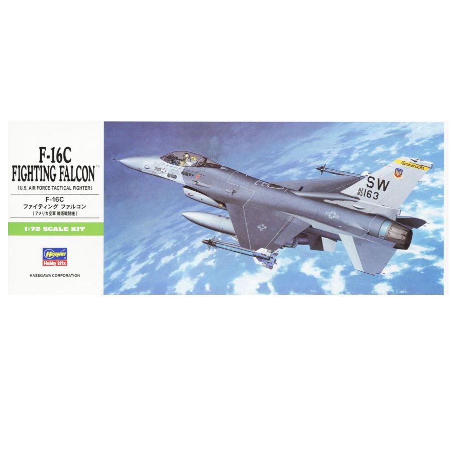 HASEGAWA HA00232 1/72 F-16C Fi - Model Kit Hasegawa reseña y precio