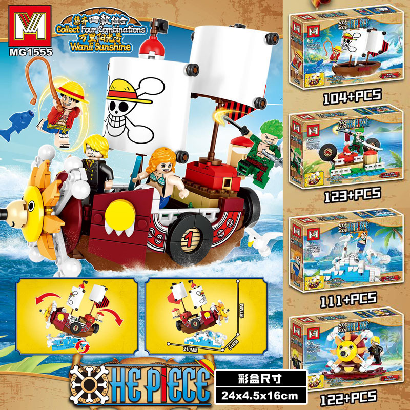 Bloques de Construcción del Ba - Model Kit One Piece Ship reseña y precio