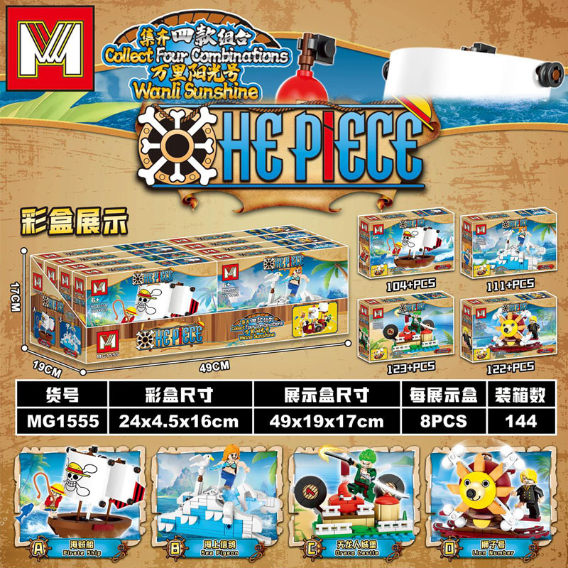 Bloques de Construcción del Ba - Model Kit One Piece Ship reseña y precio