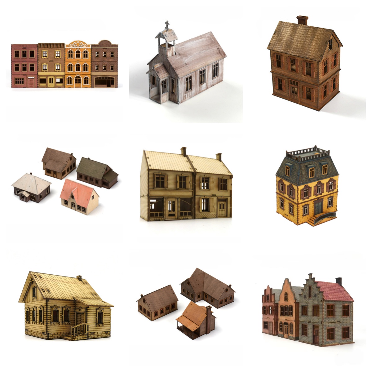 Casa de Madera para Armar a Es - Model Kit Instructions reseña y precio