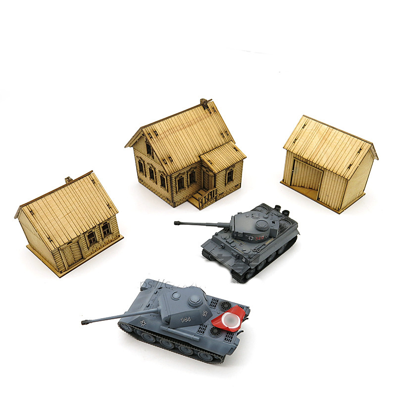 Casa de Madera para Armar a Es - Model Kit Instructions reseña y precio