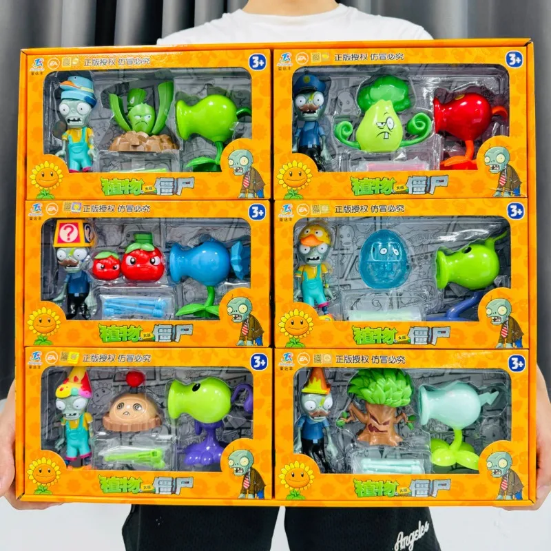 Plantas vs. Zombis, Set Comple - Model Kit Vs Figure reseña y precio